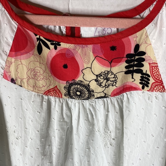 435 Matilda Jane snow angel eyelet tunic top - Picture 2 of 6